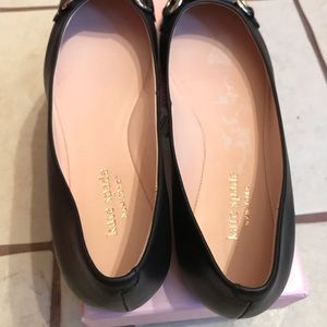 Kate Spade Phoebe black flats size 7  38 EUR